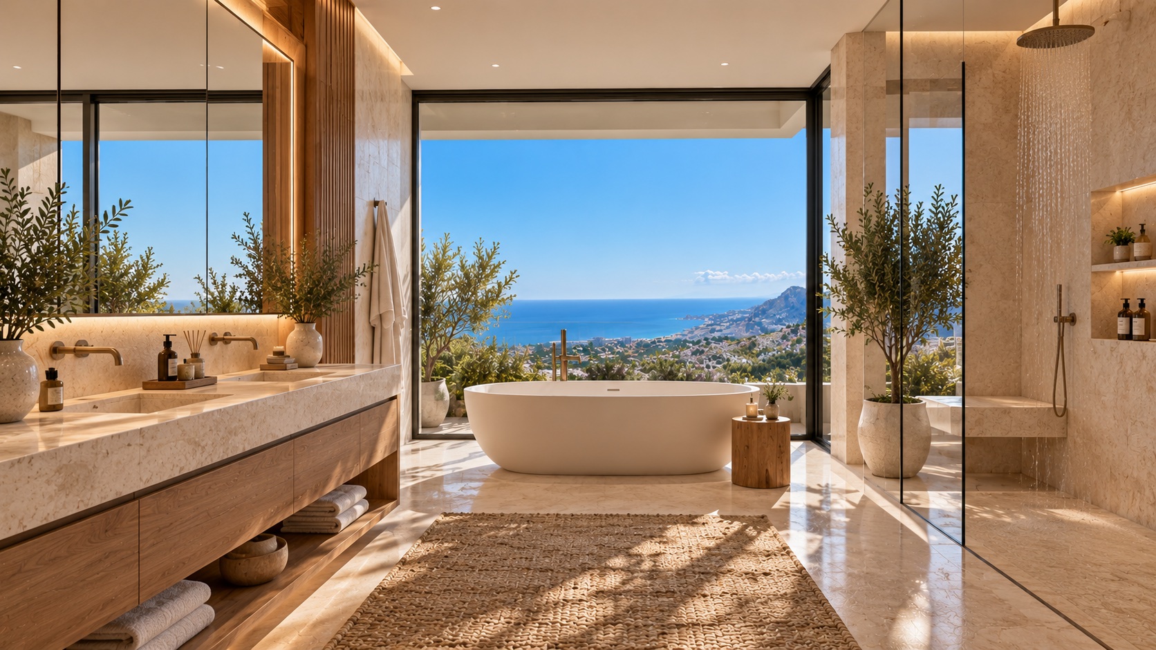 Penthouse bathroom