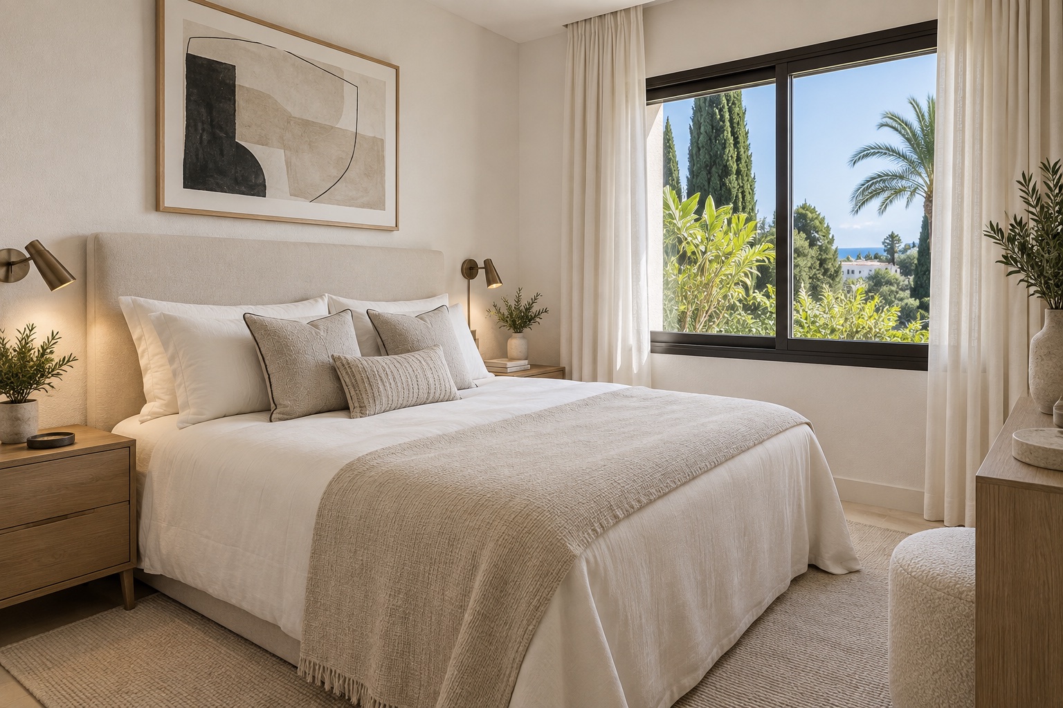 Illustrative second bedroom